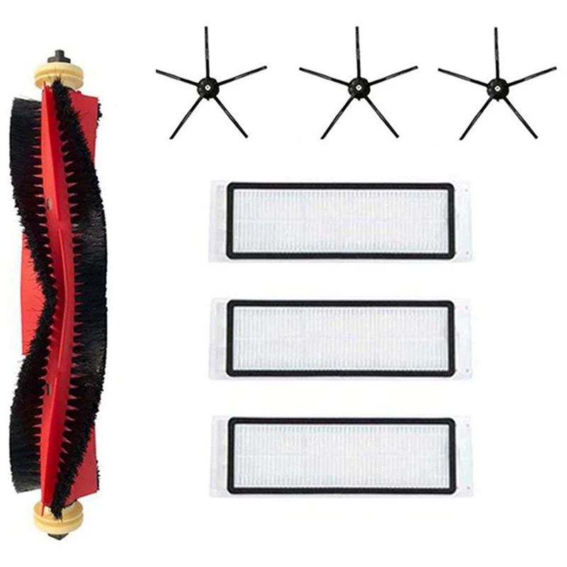 

Vacuum Cleaner Accessories For Xiaomi Roborock S4 E4 S5 S6 S5 Max Rubber Side Brush Main Brush Roller Hepa Filter Parts