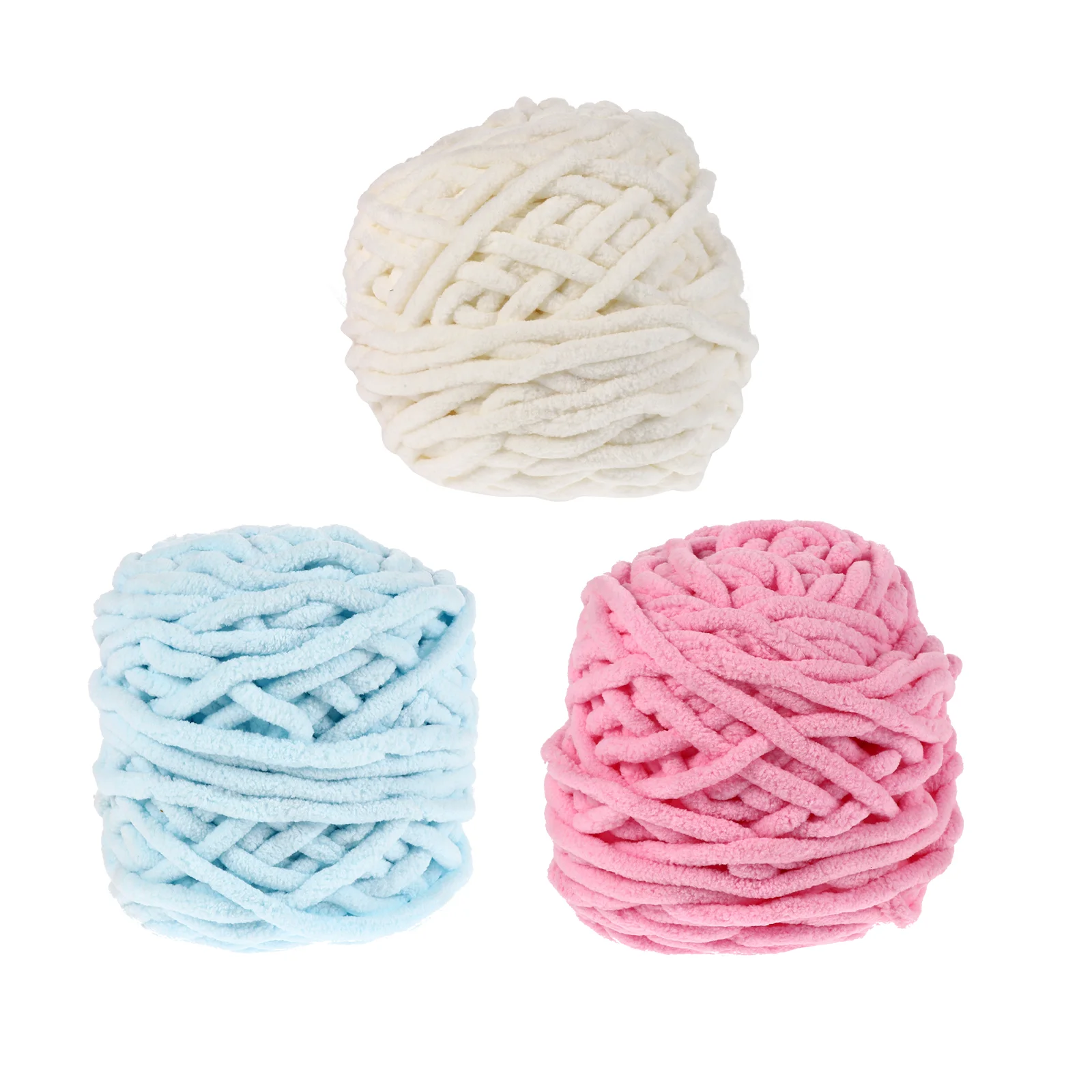 

3 Pcs Cotton Hand-knitting Woolen Yarns DIY Woolen Yarns Knitting Supplies