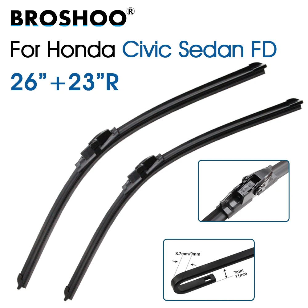 Щетка стеклоочистителя для Honda Civic sedan FD 26 дюймов + 23R 2006 2007