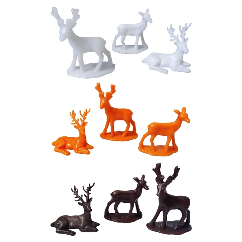 

3D Three-dimensional Forest Micro-landscape Accessories Elk Fairy Deer Model