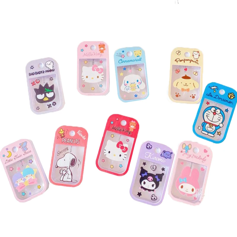

Sanrios Kawaii Travel Portable Press Bottle Cinnamoroll Kuromi Mymelody Kitty Cartoon Spray Bottle Lotion Perfume Spray Bottle