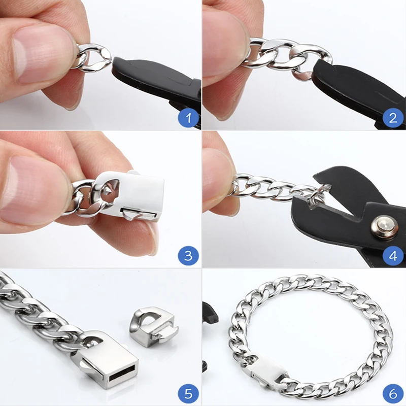 Stainless Steel Polishing Spring Lobster Clasps Jewelry Making Supplies Accessories For Cuba Hip Hop Chains Necklace Cool Buckle