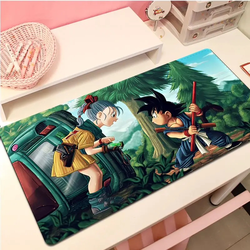 Большой Настольный коврик BANDAI Dragon Ball Z милые игровые аксессуары для письма ПК