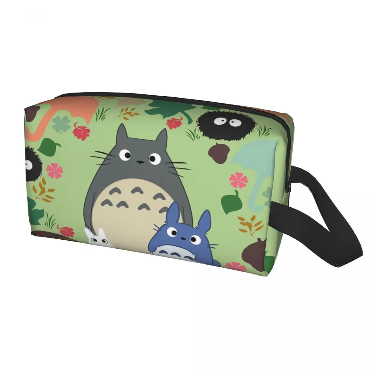 

My Neighbor Totoro Cosmetic Bag Women Fashion Big Capacity Creatures Spirits Makeup Case Beauty Storage Toiletry Bags