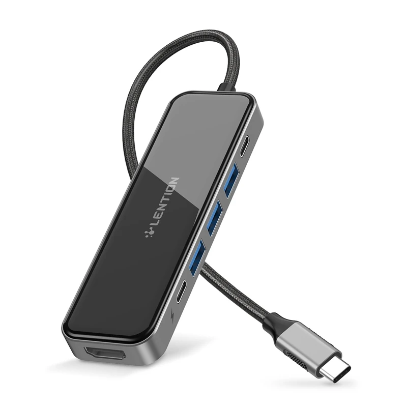 

Дополнительная док-станция для адаптера USB 3,0 для Pro 13.3, аксессуары типа C 3,0, разветвитель, 6 портов, для быстрой зарядки PD