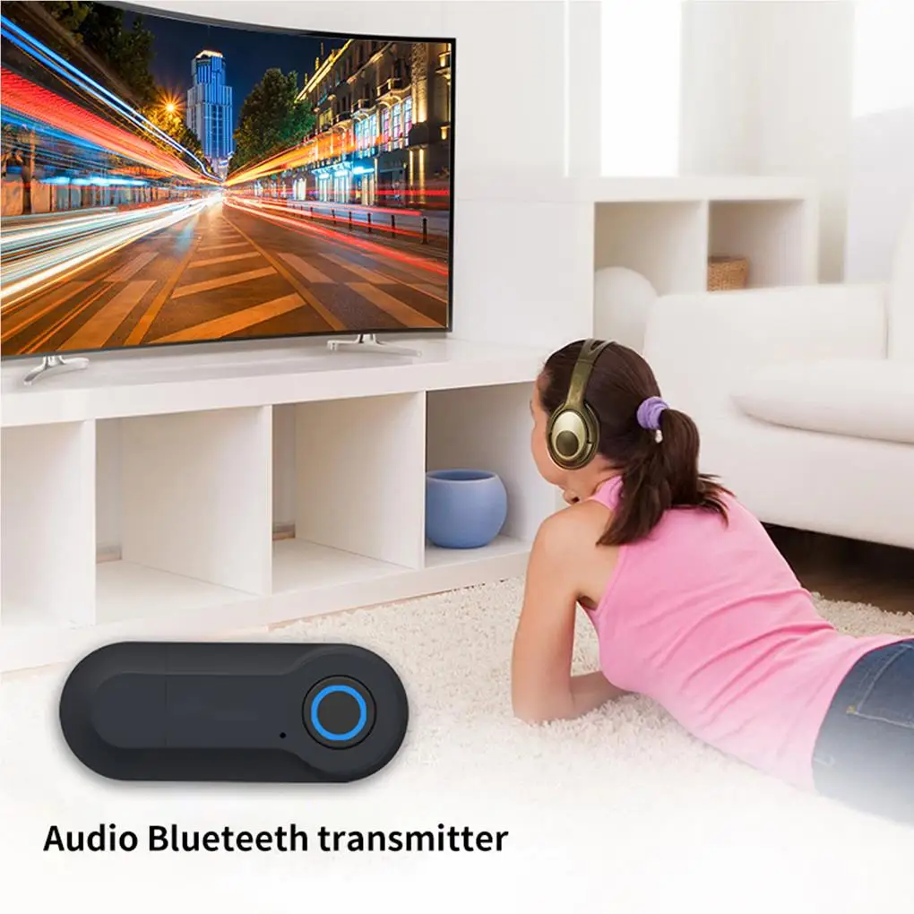 Фото Bluetooth-совместимый передатчик для телевизора с низкой задержкой USB аудио адаптер №2