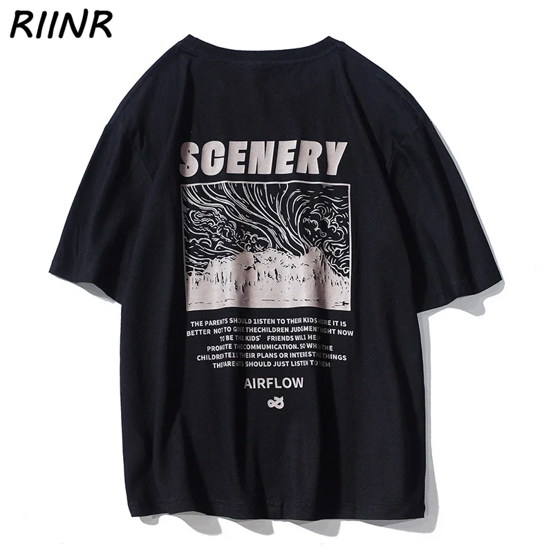 

Cotton Short-sleeved T-shirt Men Spring and Summer Wide Size Fashion Trend Fashion Brand Men and Women Couples Male T-shirt Top