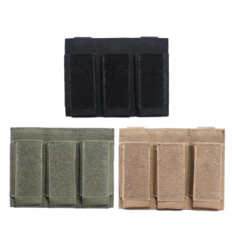 

Tactic Open Top Triple Handgun Magazine Holder Clip Hunting Accessory