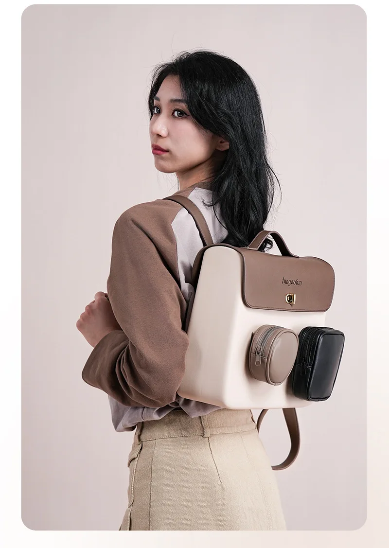 Fungoofun студенческий модный новый легкий рюкзак большой вместимости подходящий по