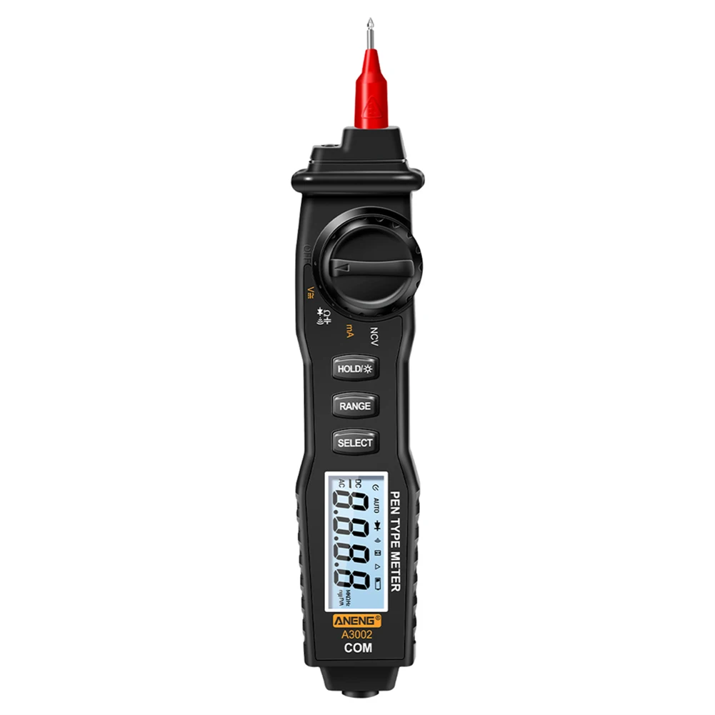 

ANENG A3002 Multimeter Pen 4000 Counts Digital Multimeter Pen Non-contact Tester AC/DC Voltage / Diode / Continuity Testing Tool