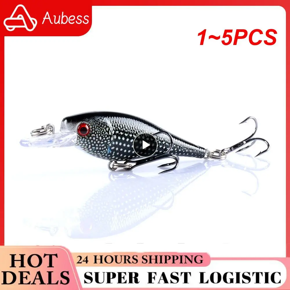 

1~5PCS WDAIRENlot Crankbaits Fishing Lures Wobblers Crank Hard Baits Painting Series for Fishing Topwater Artificial Bass Pesca