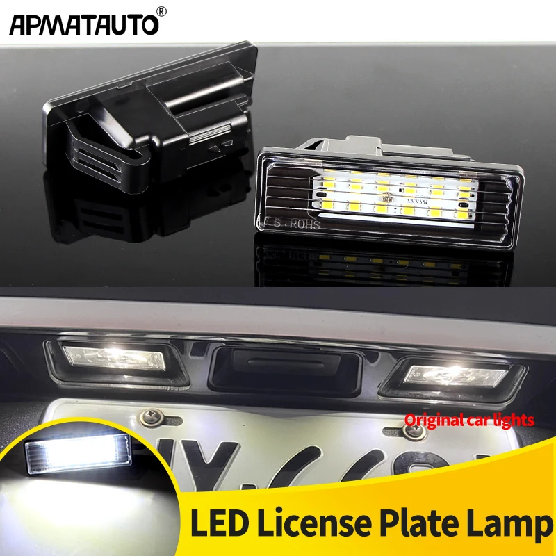 

2x светодиодная подсветка номерного знака OEM # 9815225980,27310588 для Peugeot 208 2020-2024 301 308 408 508 Citroen C4 C41 2020-2024