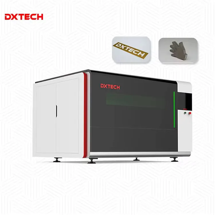 DXTECH 1000 Вт 2 кВт 3 Высокоточная мини-волоконная лазерная резка для листового