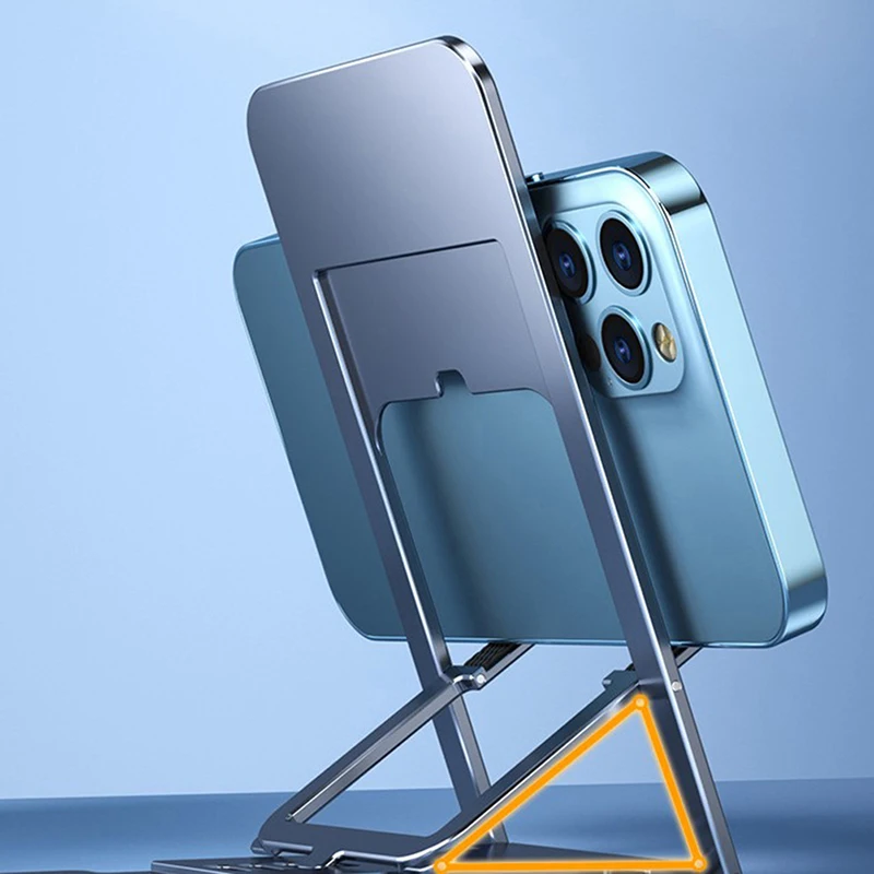 

1Pcs Phone Desktop Bracket Multifunctional Foldable Mobile Phone Desktop Bracket Desk Stand Holder