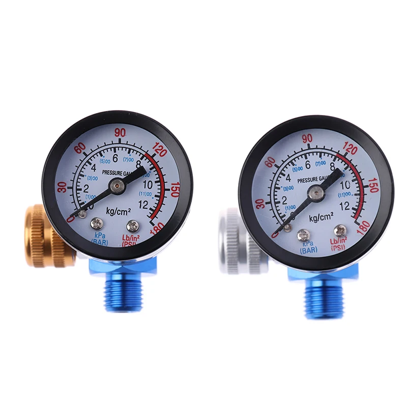 

1/4NPT HVLP Spary Gun Regulator Air Pressure Gauge Regulator For Spray Gun New Arrival