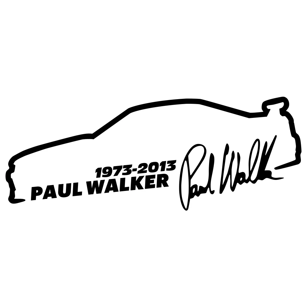Автомобильные наклейки интересный Пол Уокер Форсаж виниловые автомобильные
