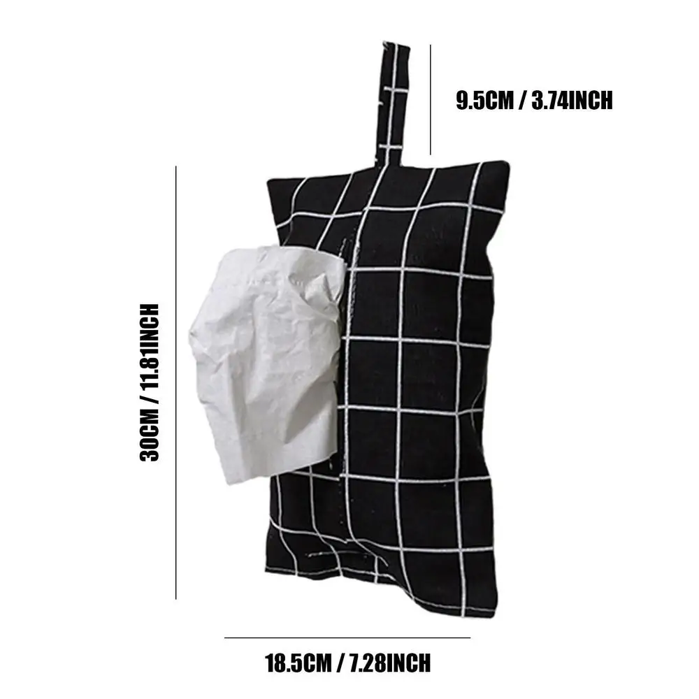 

Портативный подвесной тканевый держатель для салфеток, контейнер для гостиной, домашнее автомобильное полотенце, салфетки, бумажная сумка, держатель, коробка, украшение для домашнего стола