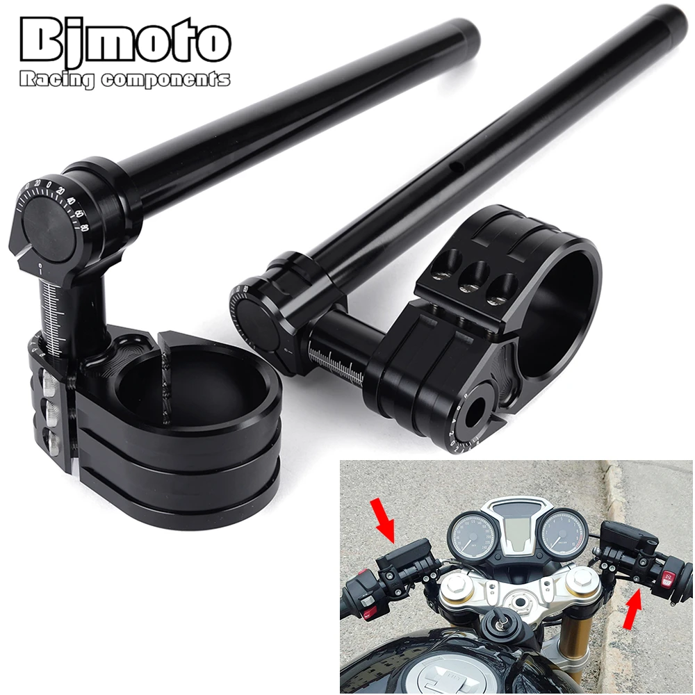 

22mm 7/8'' CNC Adjustable Clip-On Handlebar For Honda CBR600 CBR650R CBR 600 650R 2019-2021 2022 Racing Fork Riser Handle bar