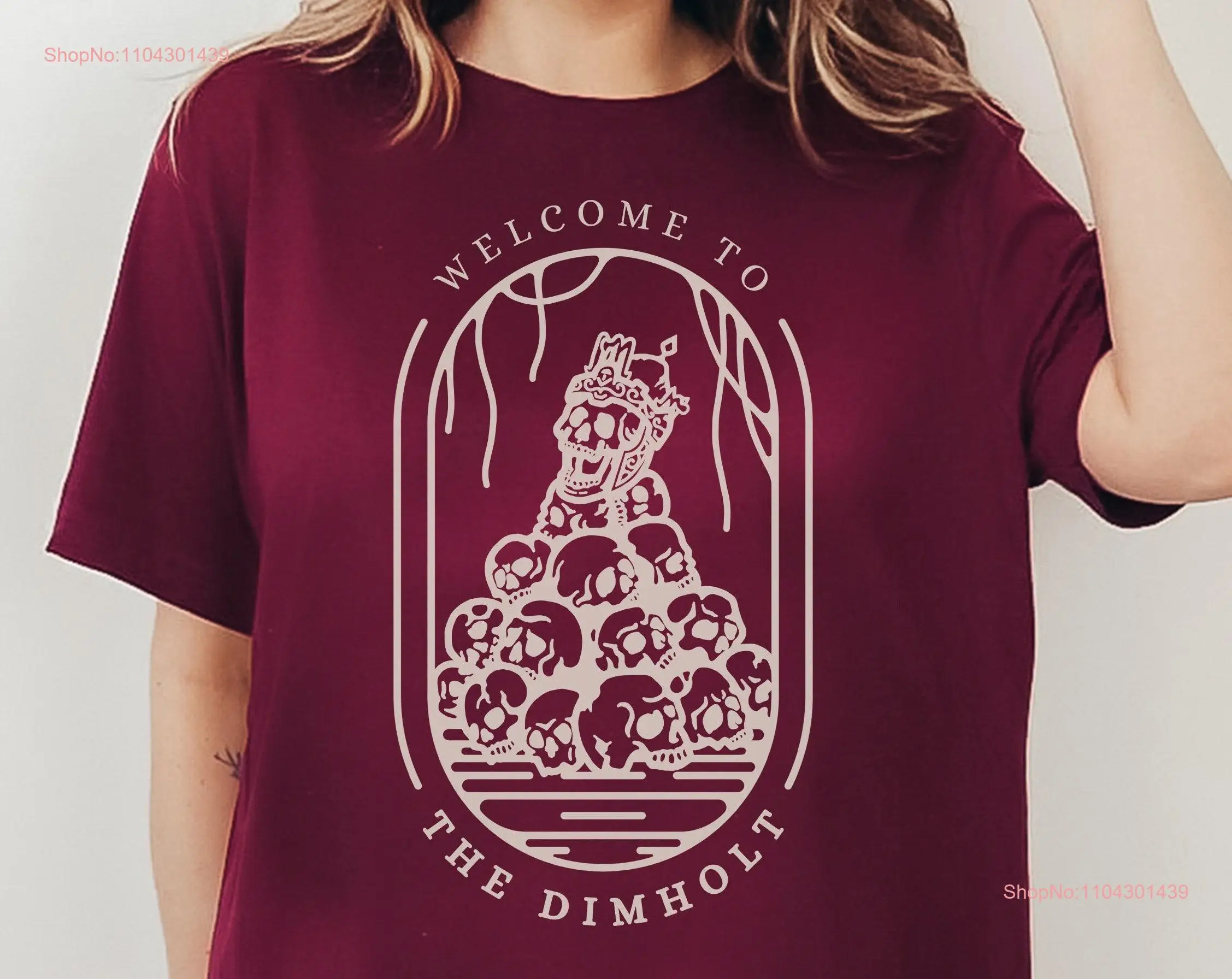 Футболка Dimholt Skulls Aragorn JRR Tolkien Fantasy Book Lover Middle Earth Geek Hobbitcore с длинными или короткими