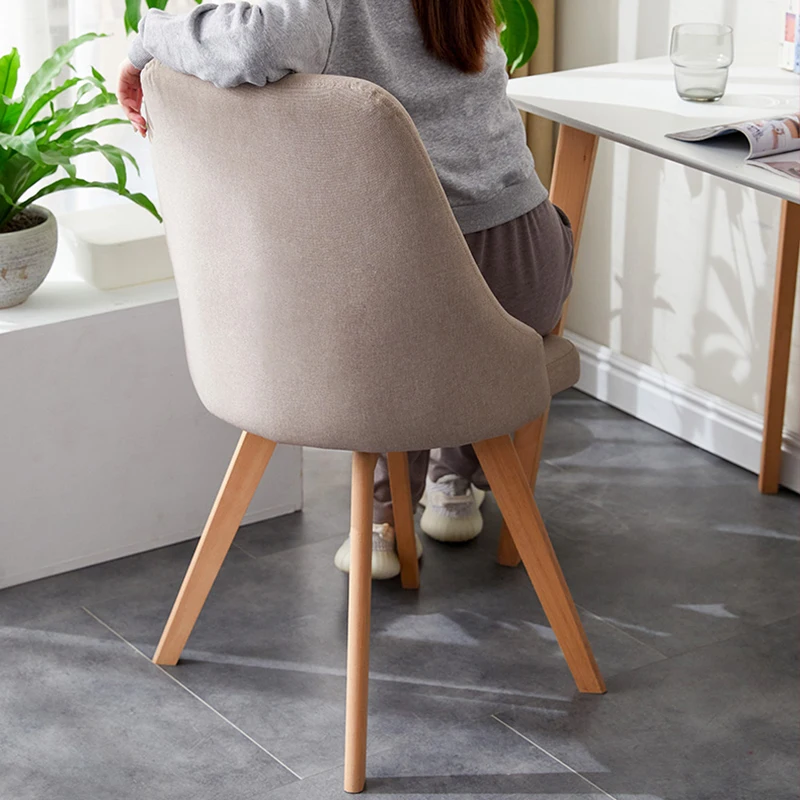 

Swivel Kitchen Wood Dining Chair Fashionable Design Wooden Gaming Dining Chair Household Items Cadeira Jantar Kitchen SY50DC