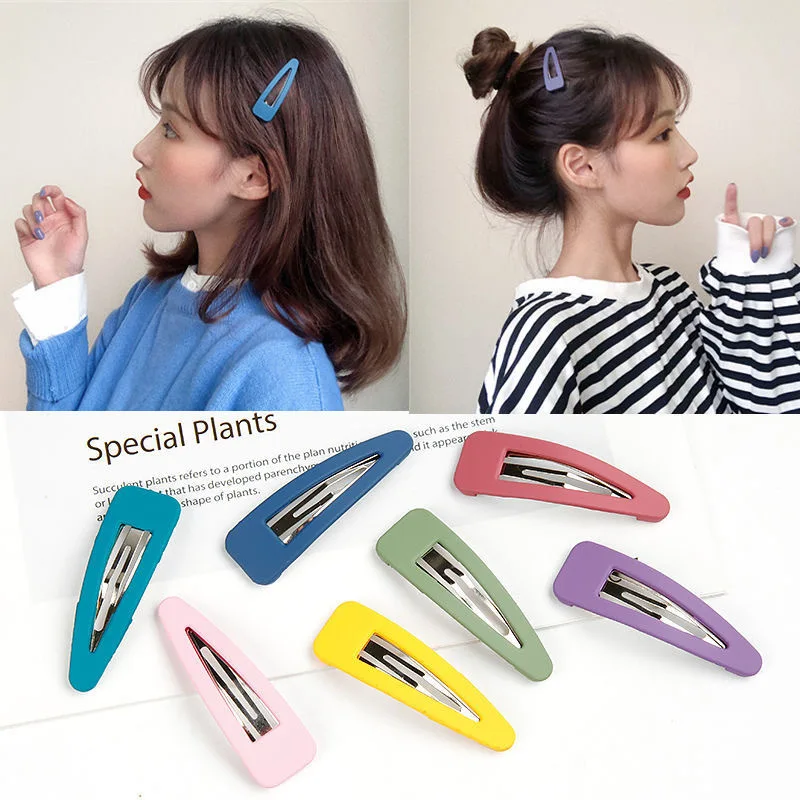 

2PC New Women Girls Cute Colorfur Hairpins Children Sweet Hair Clip Girls Hairpins Hair Clip Kids Headwear Children Accessories