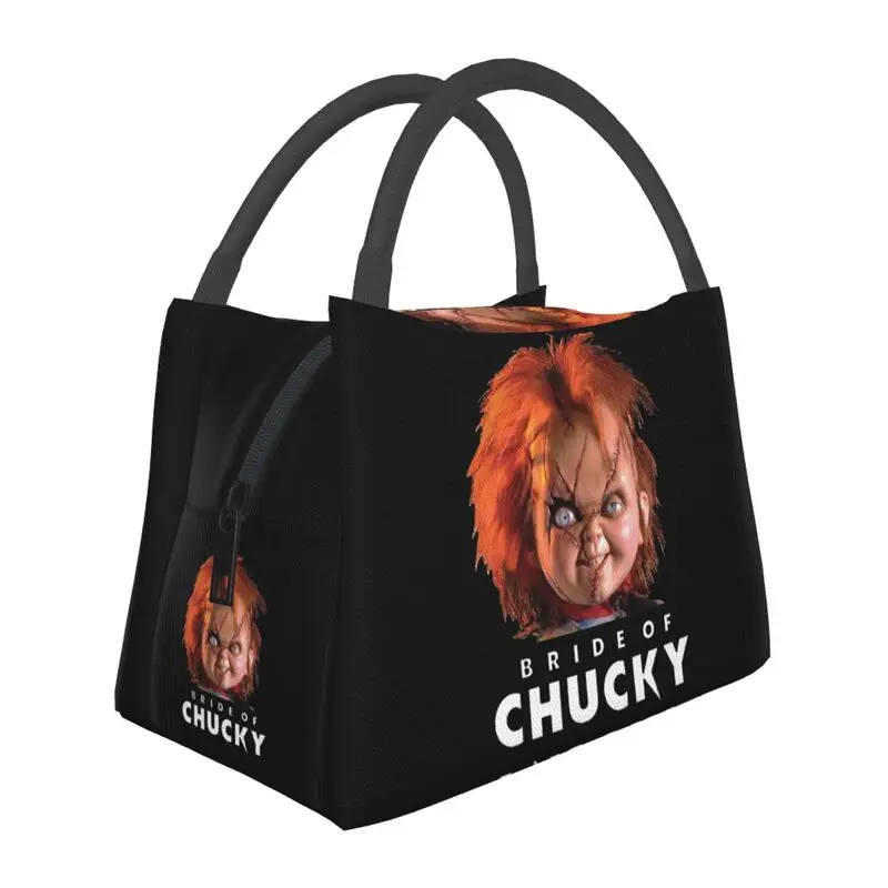 

Bride Of Chucky Thermal Insulated Lunch Bag Horror Movie Portable Lunch Container for Office Outdoor Multifunction Meal Food Box