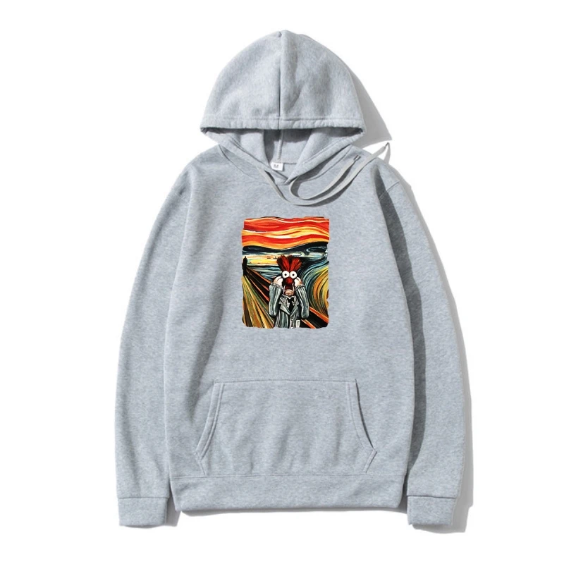 

The Scream The Muppe Show Beaker Meep Retro Adul Outerwear Vintage Graphic Hoody