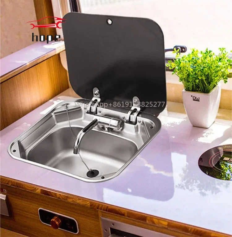 Столешница с крышкой из закаленного стекла влагостойкая и удобная в