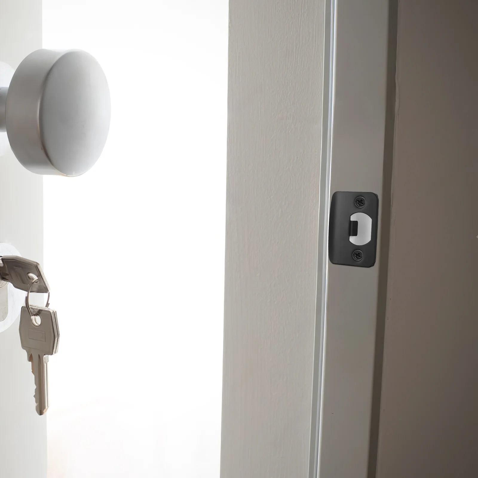 4 шт. направляющая для дверного замка с ручкой карманный засов плоская пластина