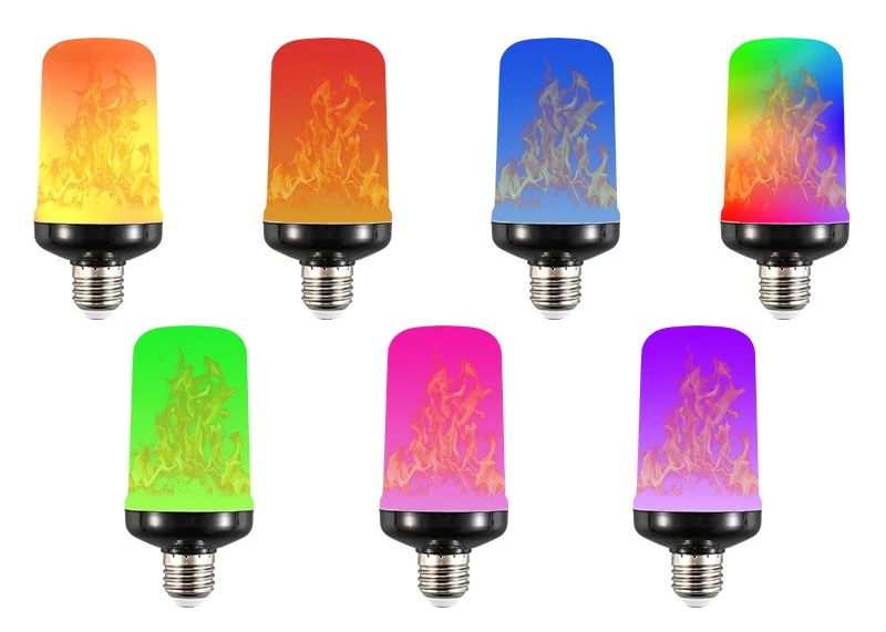 

Светодиодные лампы Luces с имитацией пламени желтые 9 Вт 12 Вт Е27