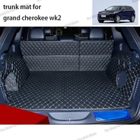 lsrtw2017 for jeep grand cherokee wk2 leather car trunk mat cargo liner 2011 2012 2013 2014 2015 2016 2017 2018 2019 rear boot