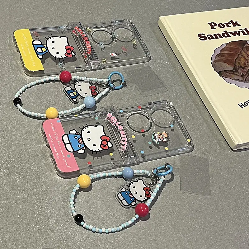 Роскошный милый мультяшный чехол Hello Kitty с браслетом и ремешком для Blu-Ray телефона