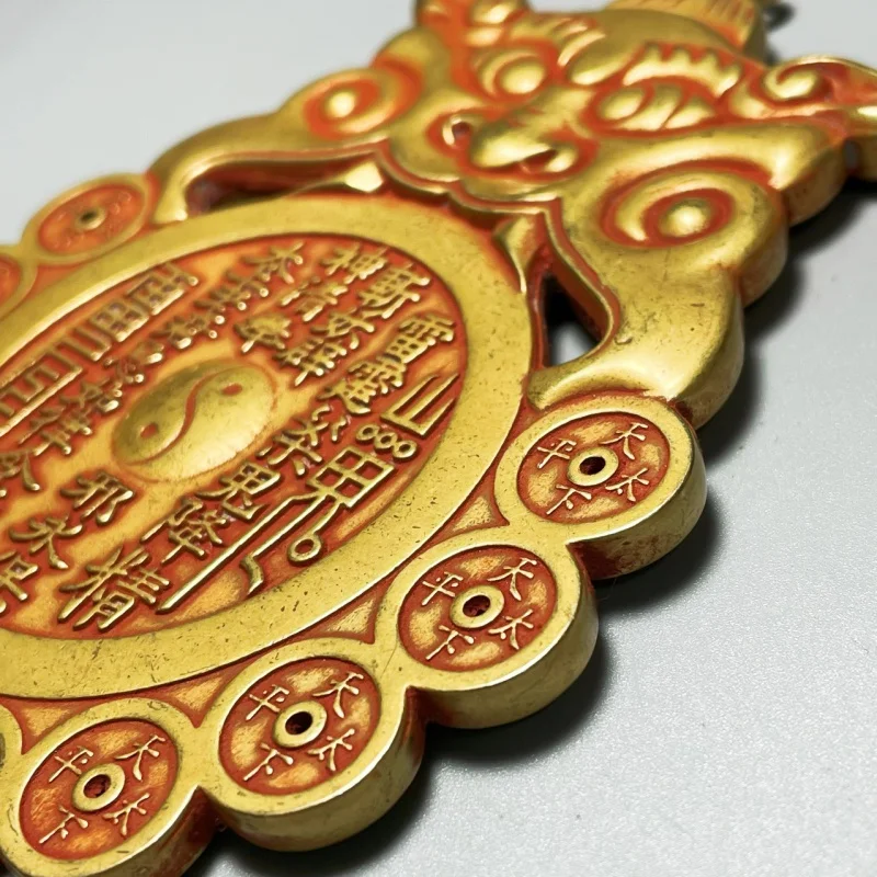 Зеркальная Подвеска из чистой меди с призраком Cinnabar восемь диаграмм подвеска