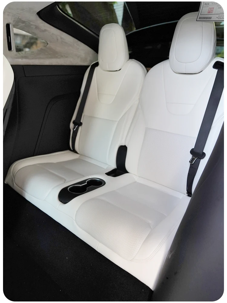 Чехол для сиденья Tesla Model S X наппа кожа стиль Full Surround оптовая цена Белая Подушка