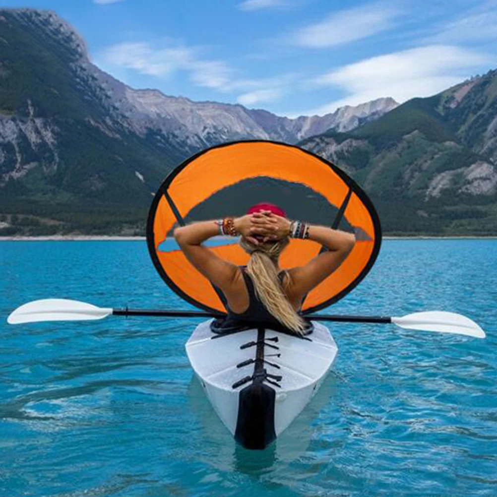 

Kayak Accessories Foldable Sail Scout Downwind Folding Paddle Canoe Clear Window