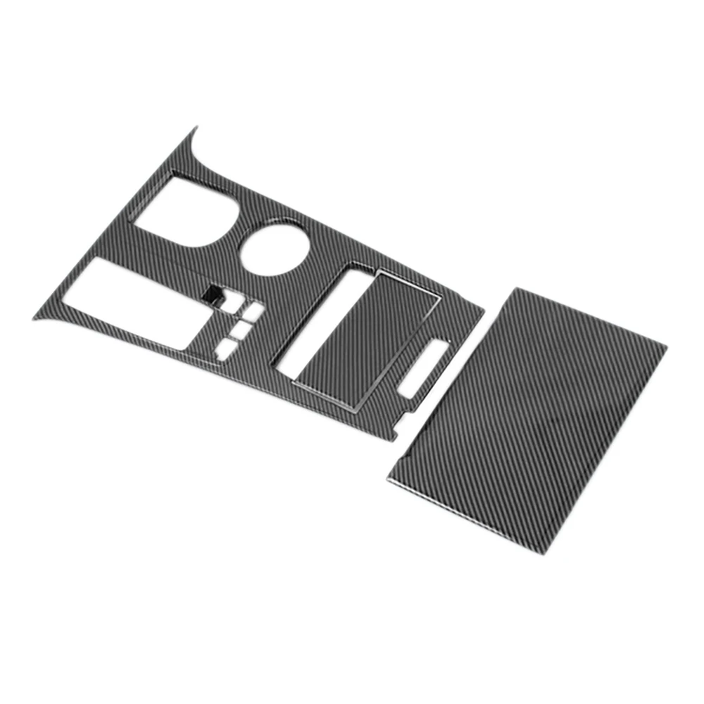 

Auto Carbon Fiber Central Gear Shift Panel Control Panel Decal Interior Modification for Toyota Sienna 2021 2022