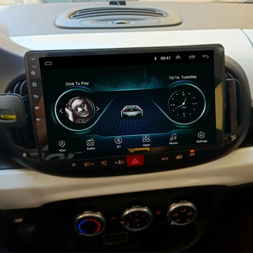 

Автомагнитола с GPS, Android 12, мультимедийный видеоплеер, авто стерео аудио для Fiat 500L 2012-2017 Carplay, без DVD