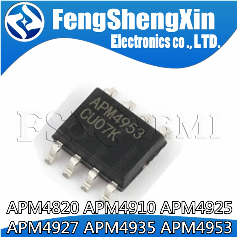 10pcs APM4820 APM4910 APM4925 APM4927 APM4935 APM4953 4953 MOSFET SOP-8