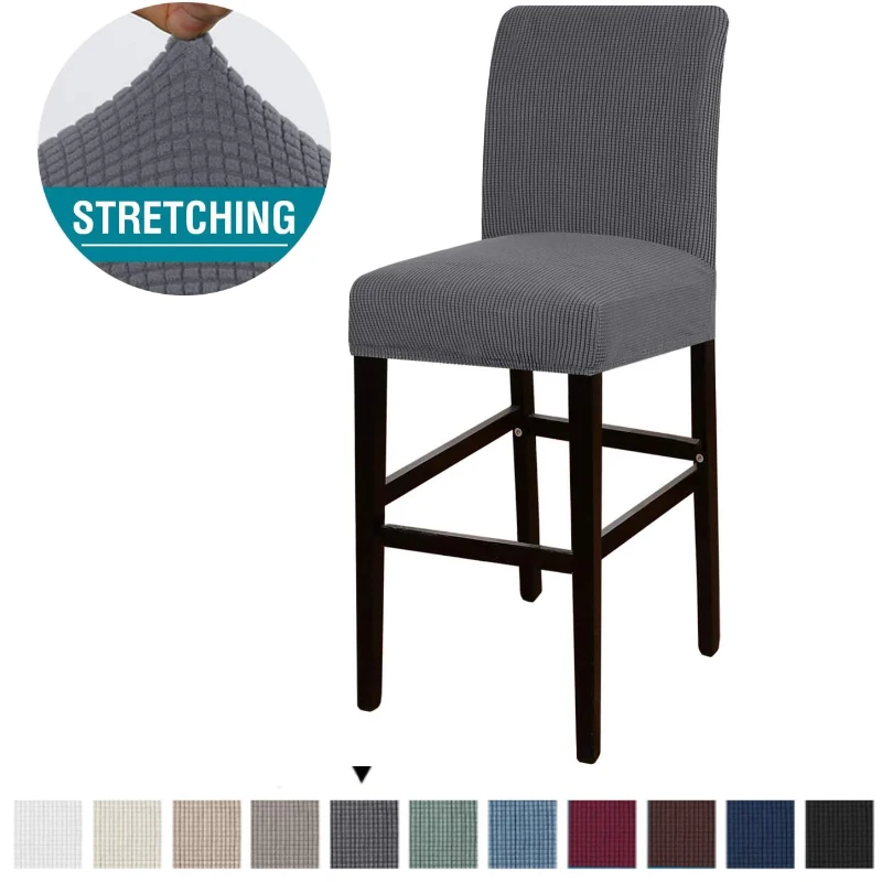 Жаккардовый Чехол На Стул В Современном Стиле Для Барного Стула С Короткой