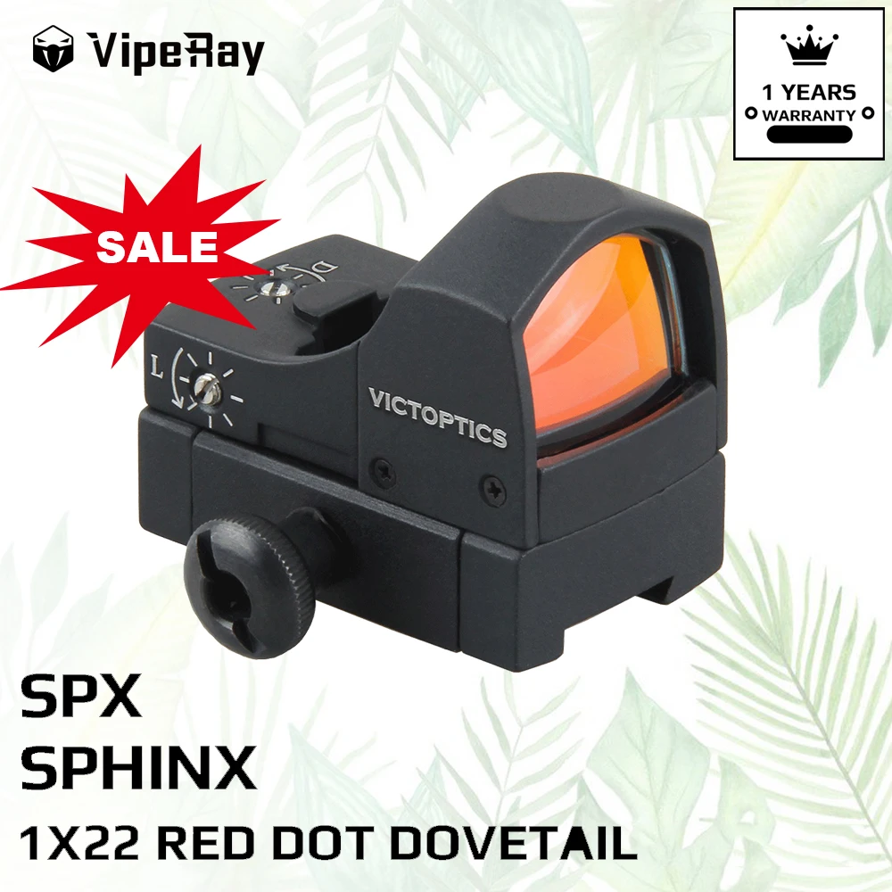 Викоптикс V3 1x22 Коллиматорный прицел с красной точкой Оптический рефлекторный 3 5