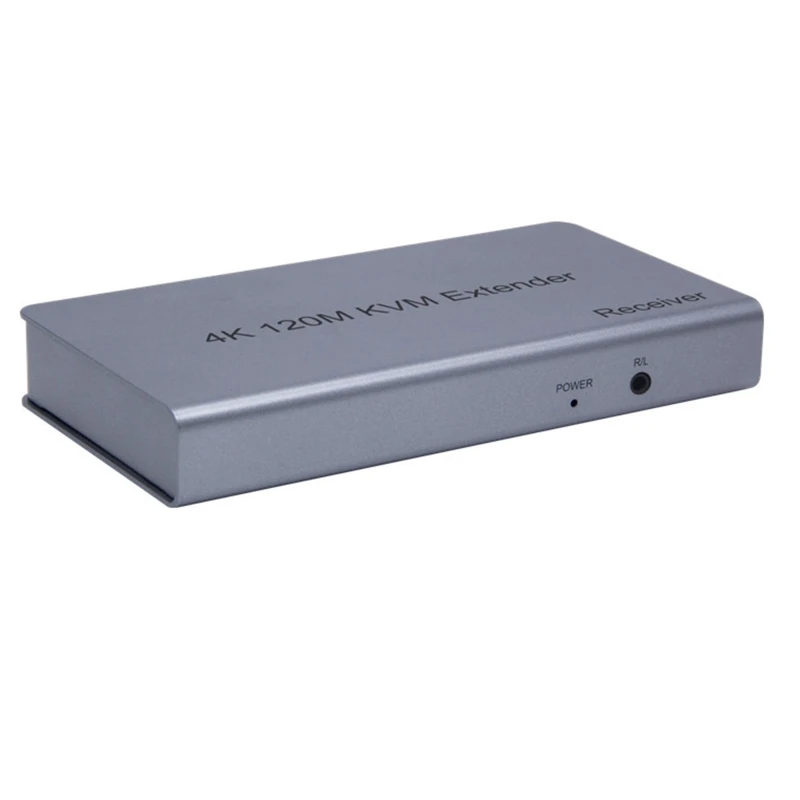 

4K HDMI-compatible USB KVM Extender for Long-distance Signal Transmission,340MHz Max Transmission Bandwidth Receiver DXAC