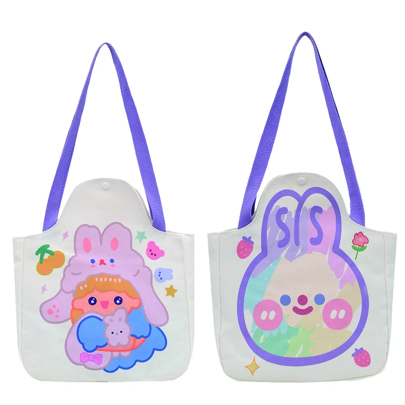 

Kawaii аниме Холщовая Сумка, сумка, женская сумка, вместительная сумка через плечо для студентов, сумка для покупок, подарок на день рождения