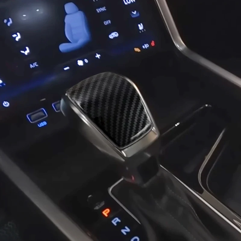 Для SsangYong Torres J100 2022 2023 АБС-пластик из углеродного волокна панель коробки передач