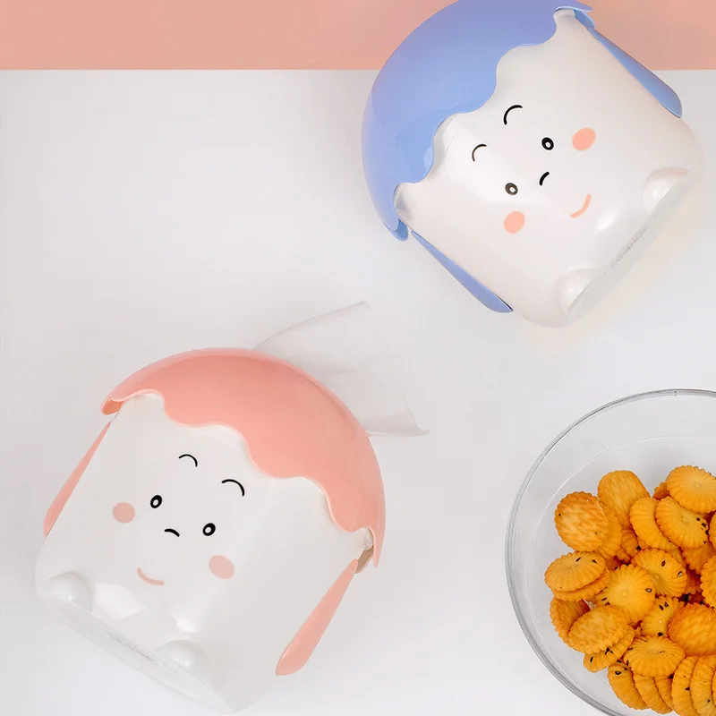 Бумажная коробка CHAHUA-Cute Style идеальная настольная для салфеток Легкая очистка