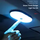 Сенсорные Автомобильные светодиодные светильники для чтения, освещение для салона с USB-зарядкой, потолочные лампы для чтения на крыше автомобиля, для двери, бокса для хранения ног