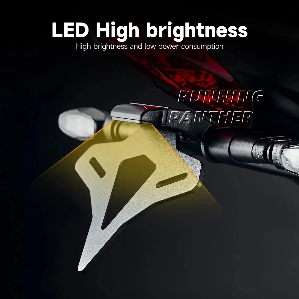 Держатель номерного знака мотоцикла кронштейн с коротким хвостом комплект