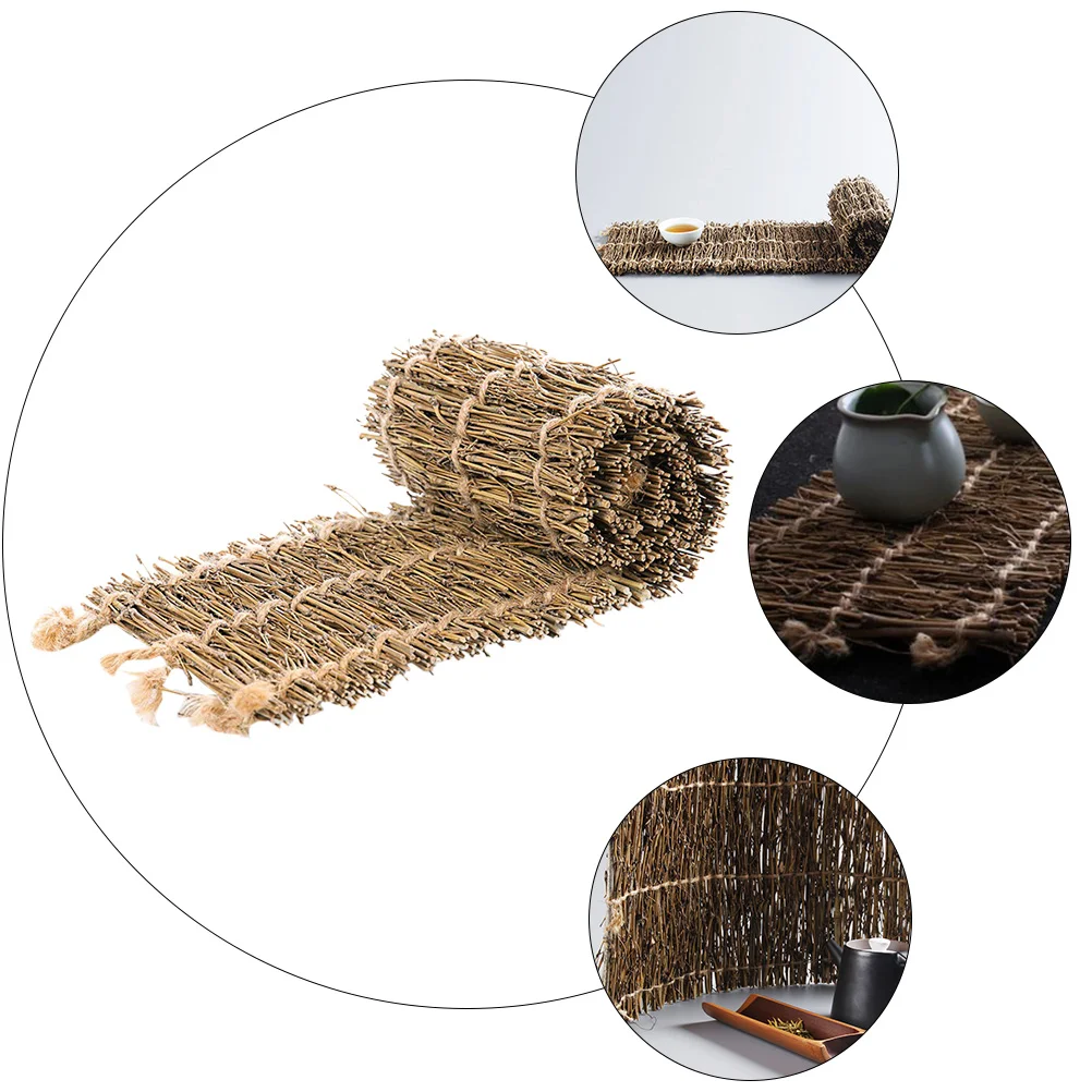 Коврик для чашки бамбуковые ветки коврики стола винтажный реквизит фотосессии