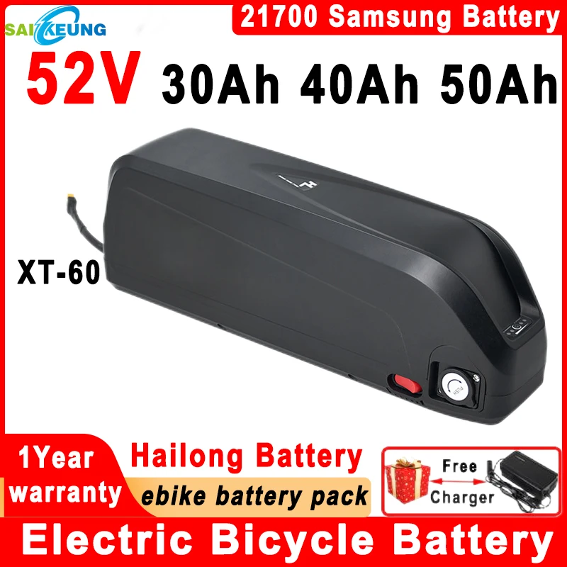 

52V E-bike Accu 20ah 50ah 40ah 35ah 30ah 60ah Elektrische Fiets Bateria 21700 Liuthium Batterij Voor 350 500W 800W 1500W 2000W