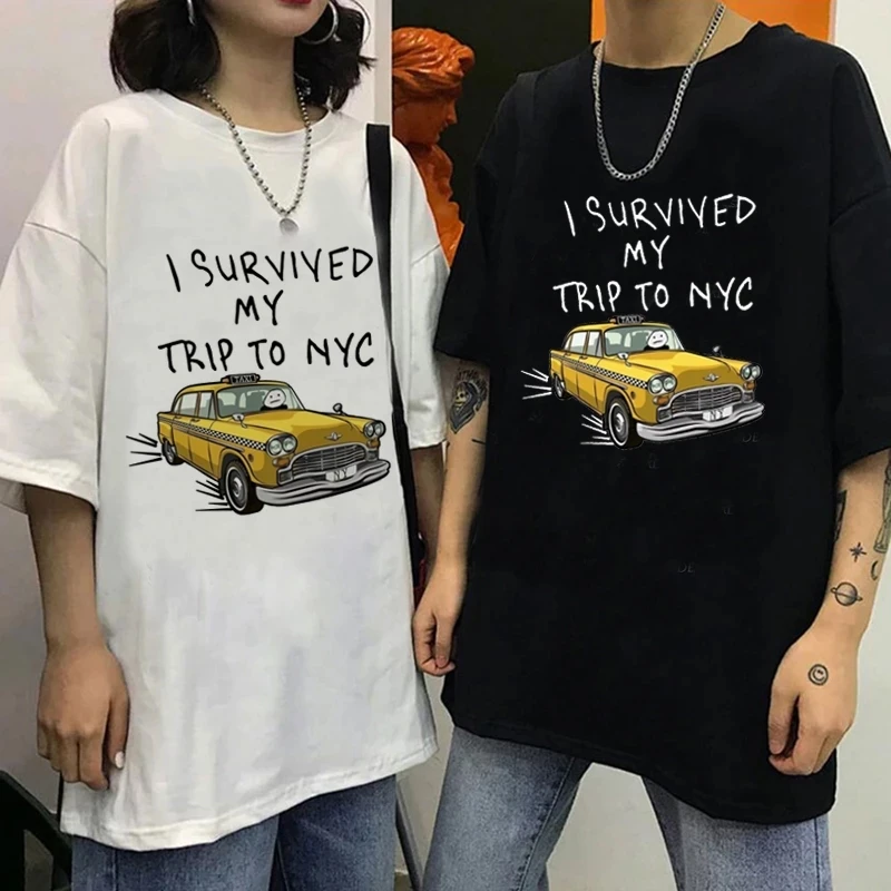 

Tom Holland Same Style I Survived My Trip To NYC T Shirt Men The Physics Is Theoretical But The Fun Is Real Graphic Tees Male