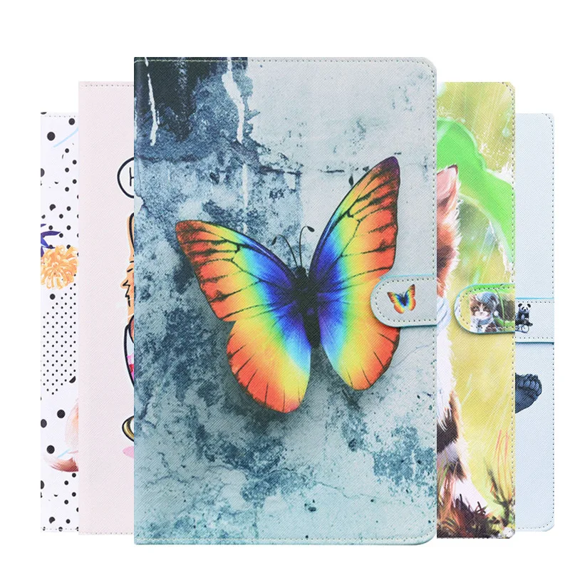 

For Huawei MediaPad T5 AGS2-W09 L09 L03 W19 10.1 inch Case Animal Painted PU Leather Tablet Cover For Huawei T5 10 Funda